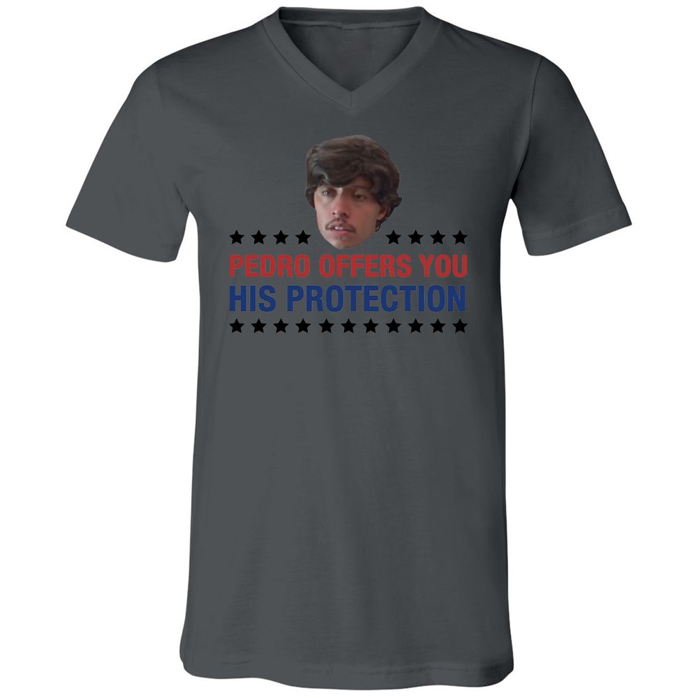 Unisex V-Neck T-Shirt - ABD3UGYG - Asphalt - 12