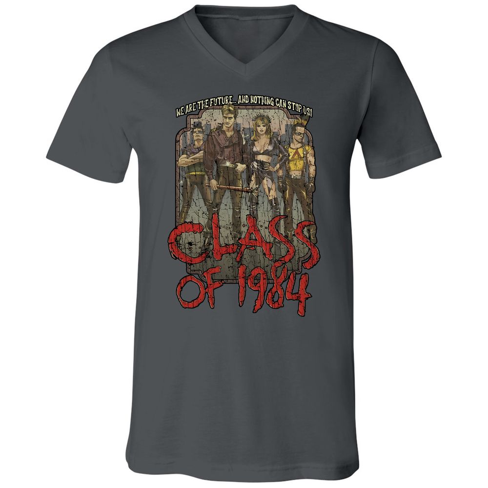 Unisex V-Neck T-Shirt - B639CDA3 - Asphalt - 12