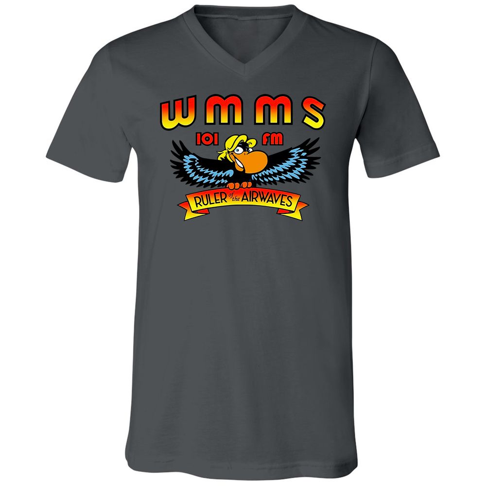 Unisex V-Neck T-Shirt - 8TV2HX64 - Asphalt - 12