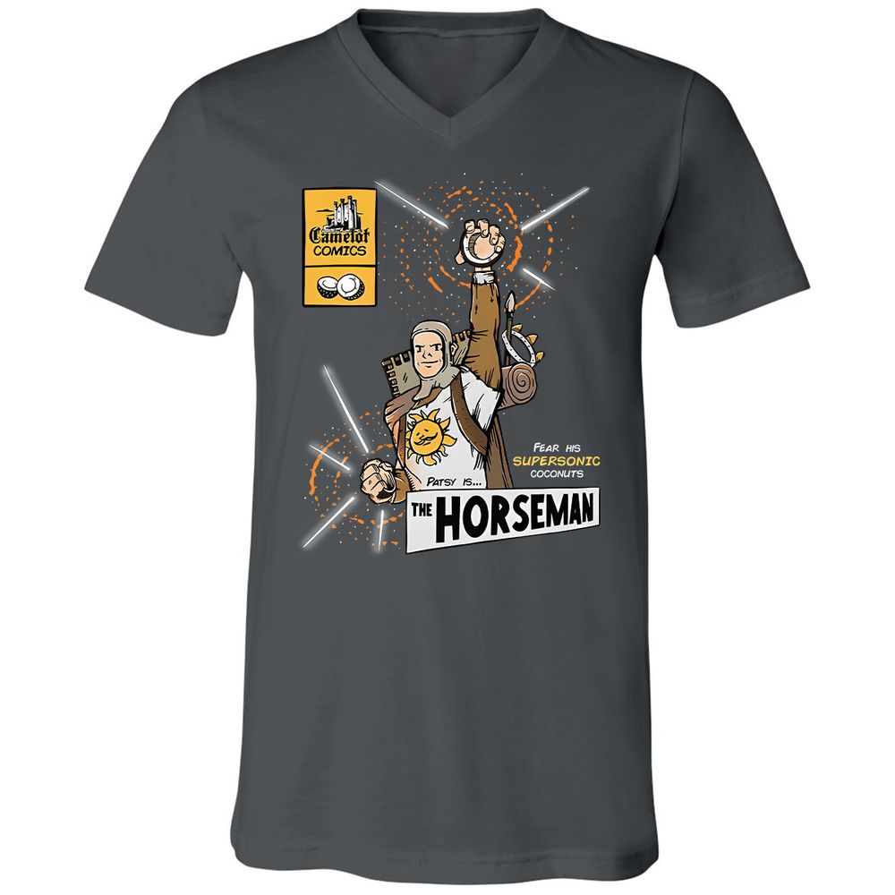 Unisex V-Neck T-Shirt - RZKMY2K8 - Asphalt - 12