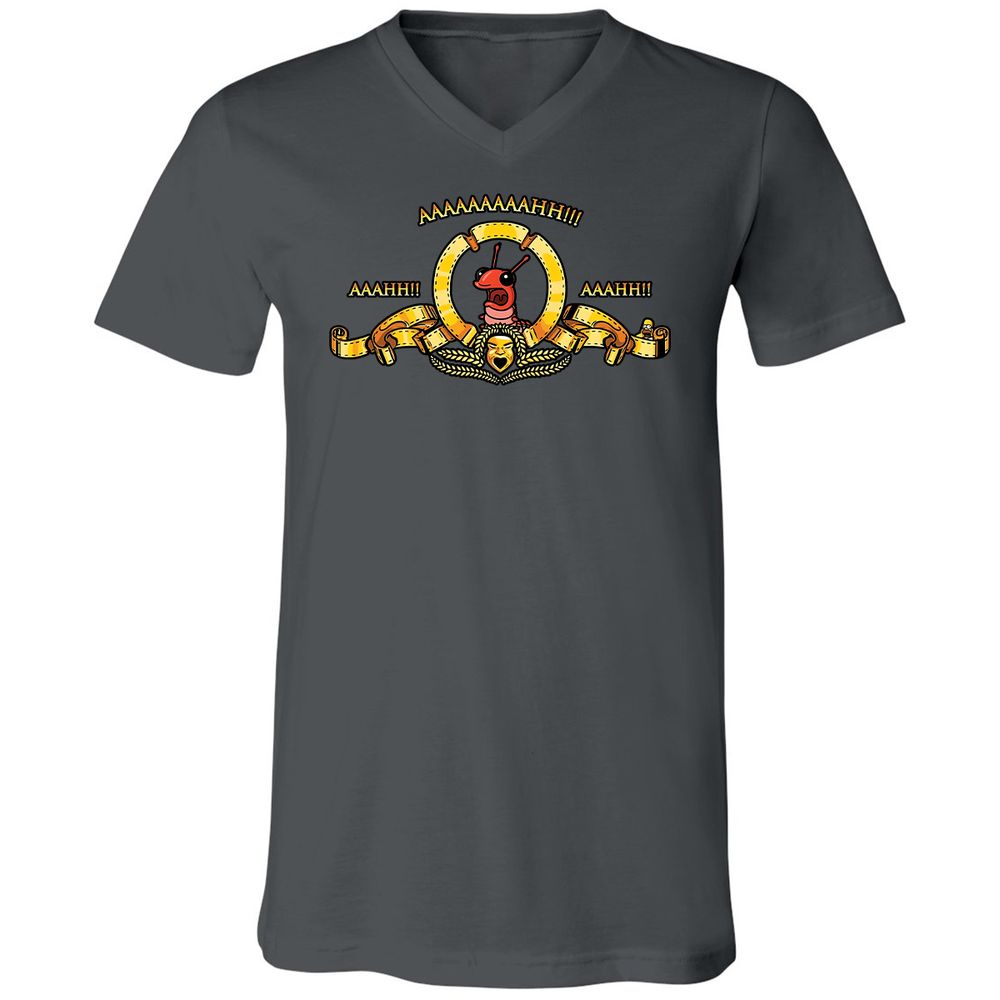Unisex V-Neck T-Shirt - A257GX3S - Asphalt - 12