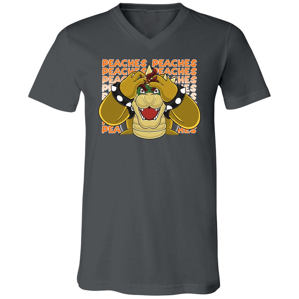 Unisex V-Neck T-Shirt - 192EKZG8 - Asphalt - 12