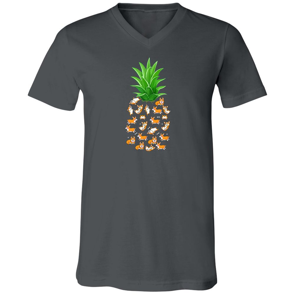 Unisex V-Neck T-Shirt - BYURW39F - Asphalt - 12