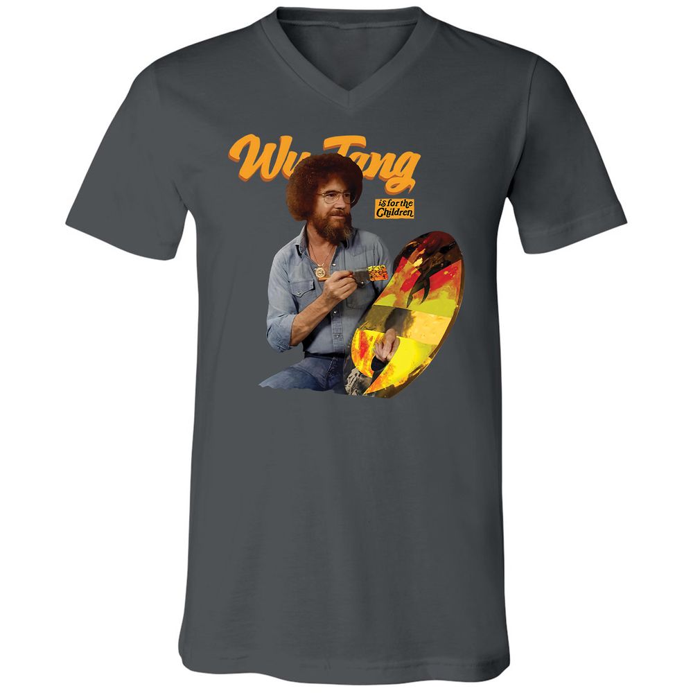 Unisex V-Neck T-Shirt - 14APS857 - Asphalt - 12