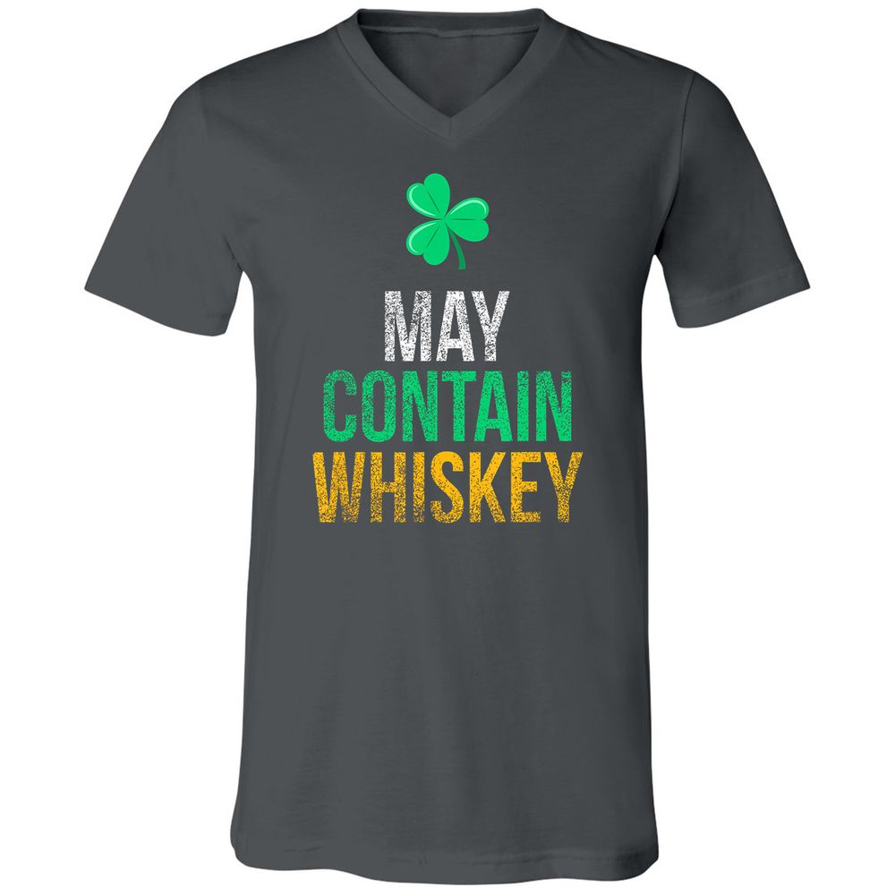 Unisex V-Neck T-Shirt - 44SP497V - Asphalt - 12