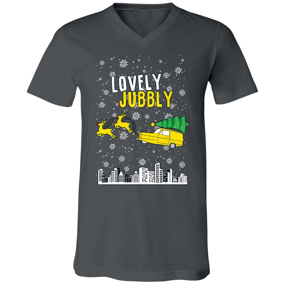 Unisex V-Neck T-Shirt - KV2KPCXC - Asphalt - 12