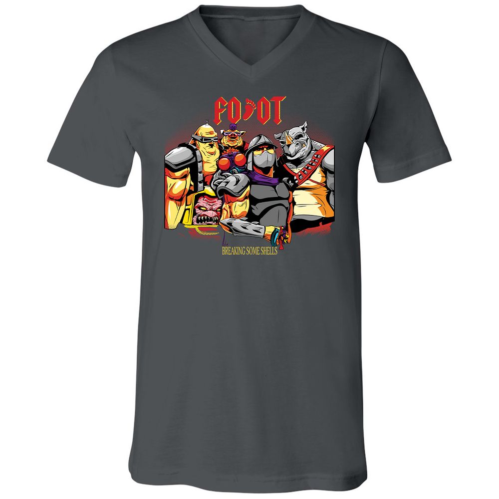 Unisex V-Neck T-Shirt - S697GV2C - Asphalt - 12