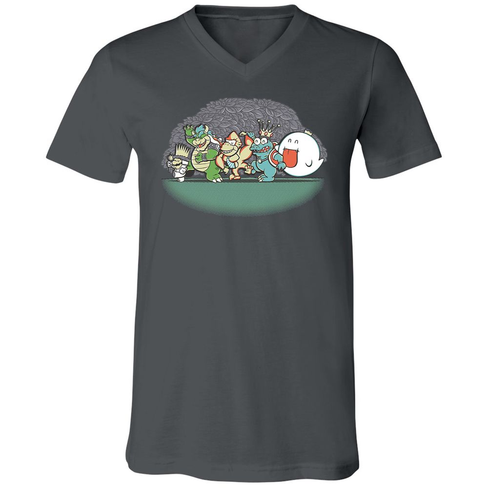 Unisex V-Neck T-Shirt - BPBL3LU5 - Asphalt - 12