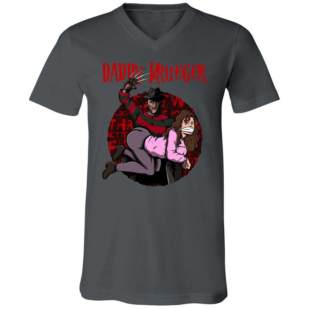 Unisex V-Neck T-Shirt - YPP7BFRF - Asphalt - 12