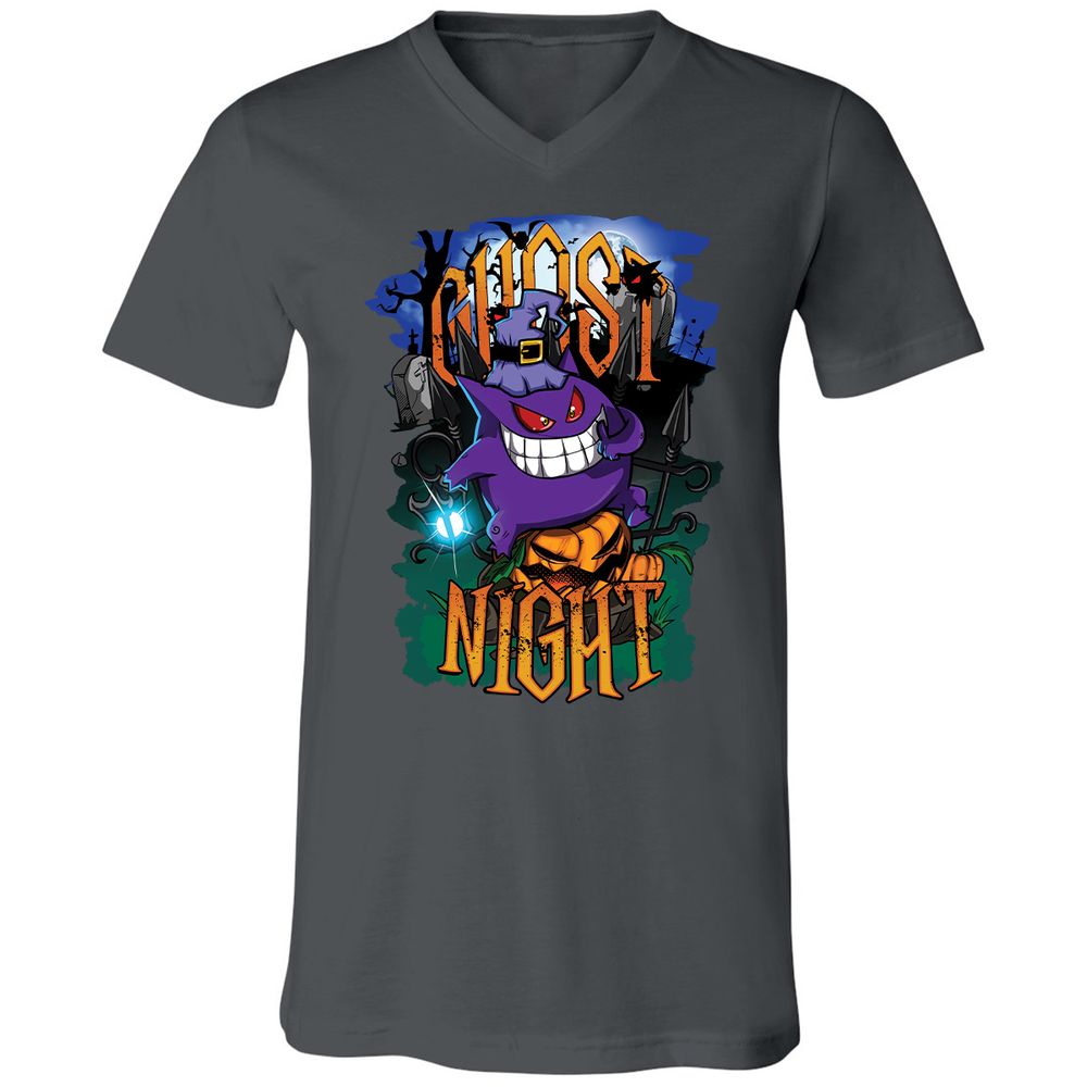 Unisex V-Neck T-Shirt - MWWV8WZN - Asphalt - 12