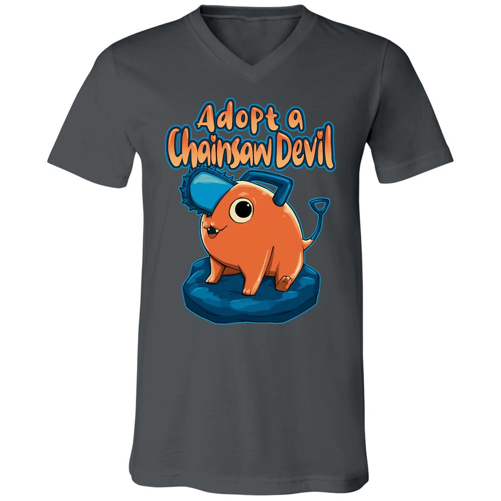 Unisex V-Neck T-Shirt - AHBB25RM - Asphalt - 12