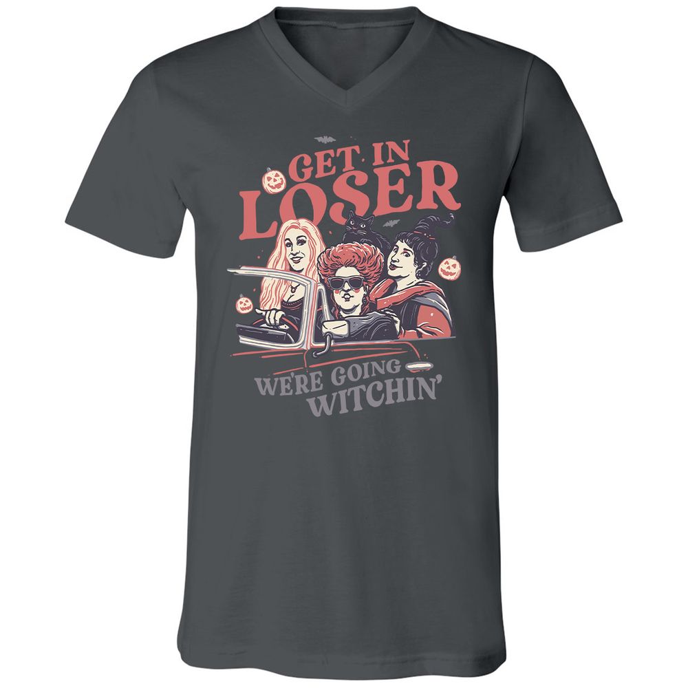 Unisex V-Neck T-Shirt - L7RGBHWS - Asphalt - 12