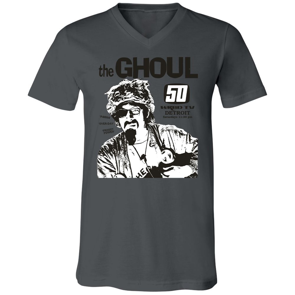 Unisex V-Neck T-Shirt - GSB3RW4P - Asphalt - 12