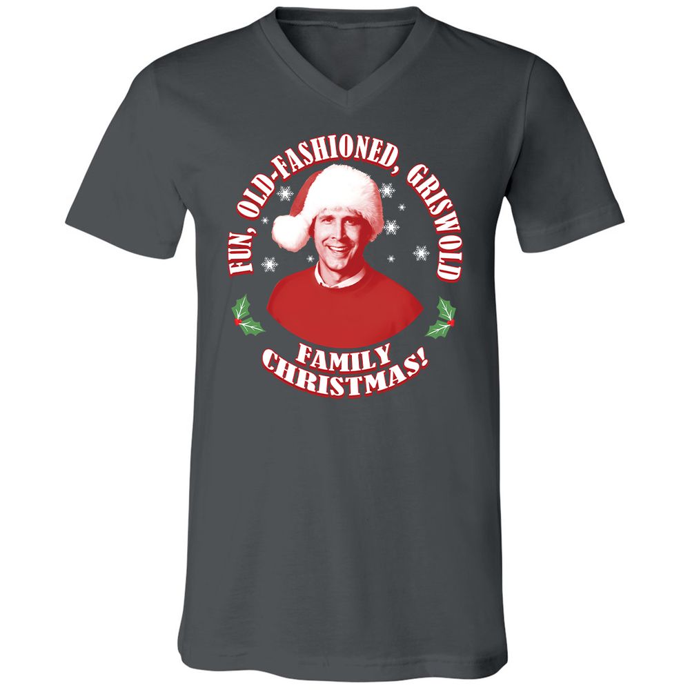 Unisex V-Neck T-Shirt - N6367TQD - Asphalt - 12
