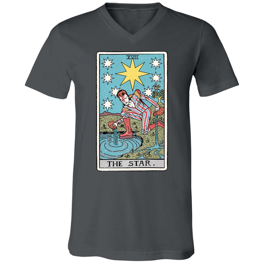 Unisex V-Neck T-Shirt - S8BLAS6E - Asphalt - 12