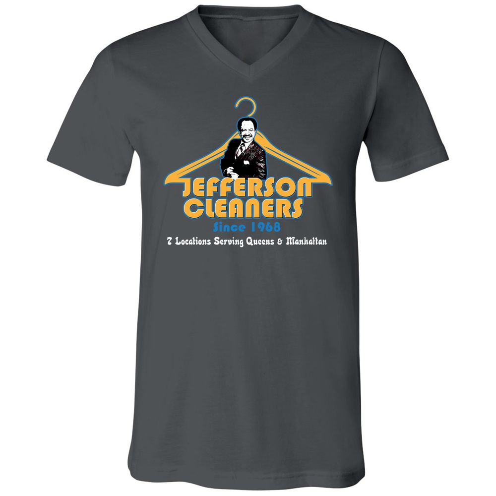 Unisex V-Neck T-Shirt - 49159RS6 - Asphalt - 12