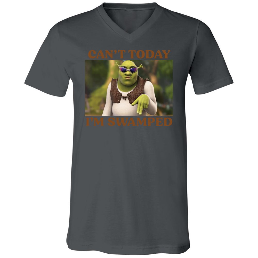 Unisex V-Neck T-Shirt - KBF4FJGF - Asphalt - 12