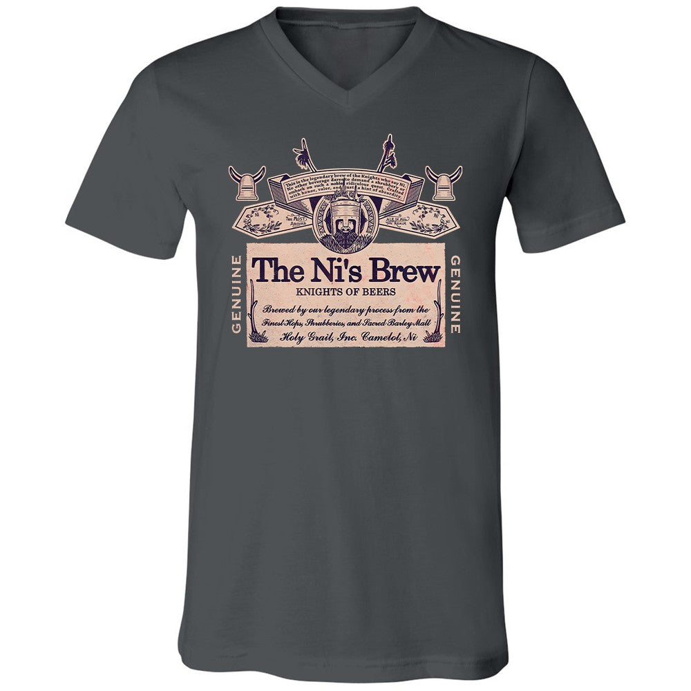 Unisex V-Neck T-Shirt - X33J8AM8 - Asphalt - 12