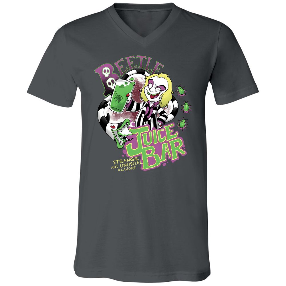 Unisex V-Neck T-Shirt - BYPAWC6X - Asphalt - 12