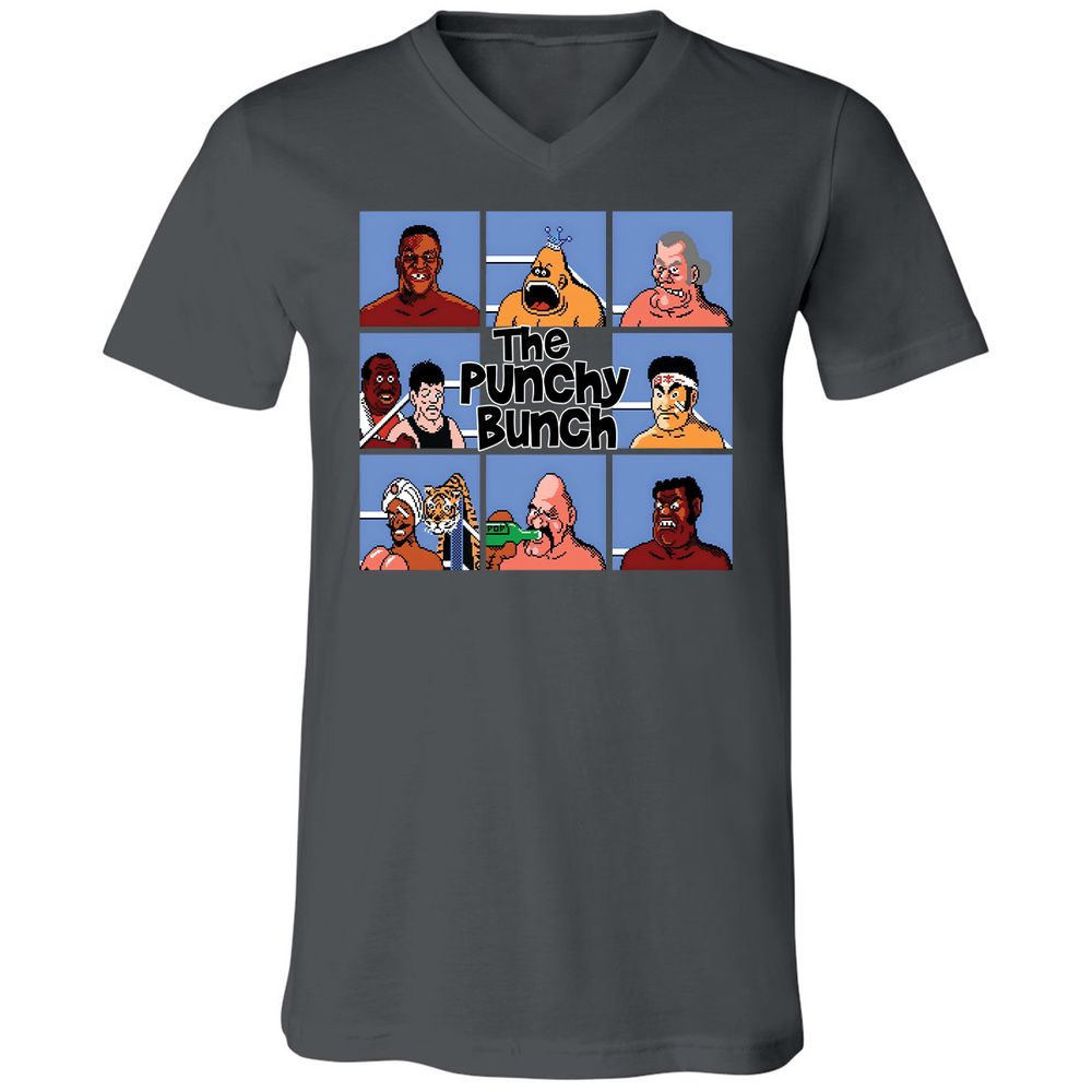 Unisex V-Neck T-Shirt - JAJGFXZY - Asphalt - 12