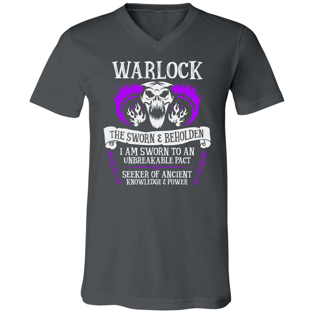 Unisex V-Neck T-Shirt - SXWRUK5D - Asphalt - 12