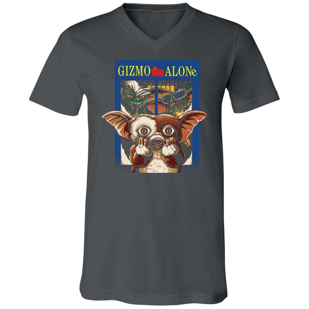 Unisex V-Neck T-Shirt - YUPVCW1G - Asphalt - 12