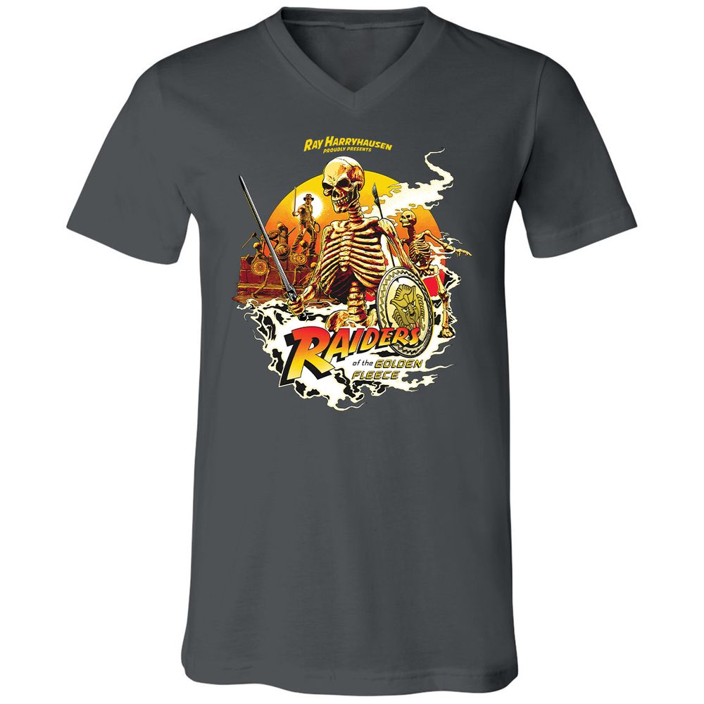 Unisex V-Neck T-Shirt - W55S8R8G - Asphalt - 12