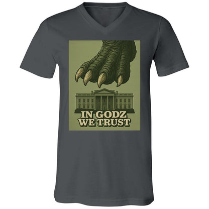 Unisex V-Neck T-Shirt - NJMADRS8 - Asphalt - 12