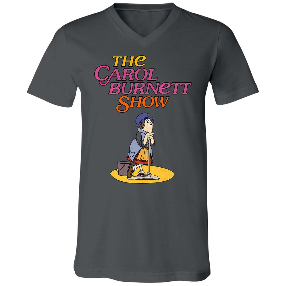 Unisex V-Neck T-Shirt - Z3V1L4M2 - Asphalt - 12