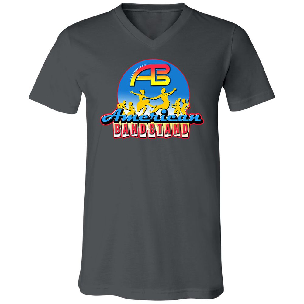 Unisex V-Neck T-Shirt - HS77C7DK - Asphalt - 12
