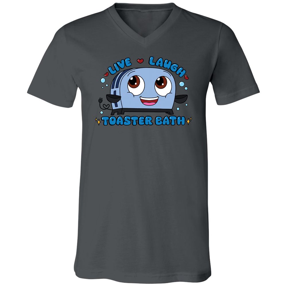 Unisex V-Neck T-Shirt - 5X5VWN5K - Asphalt - 12