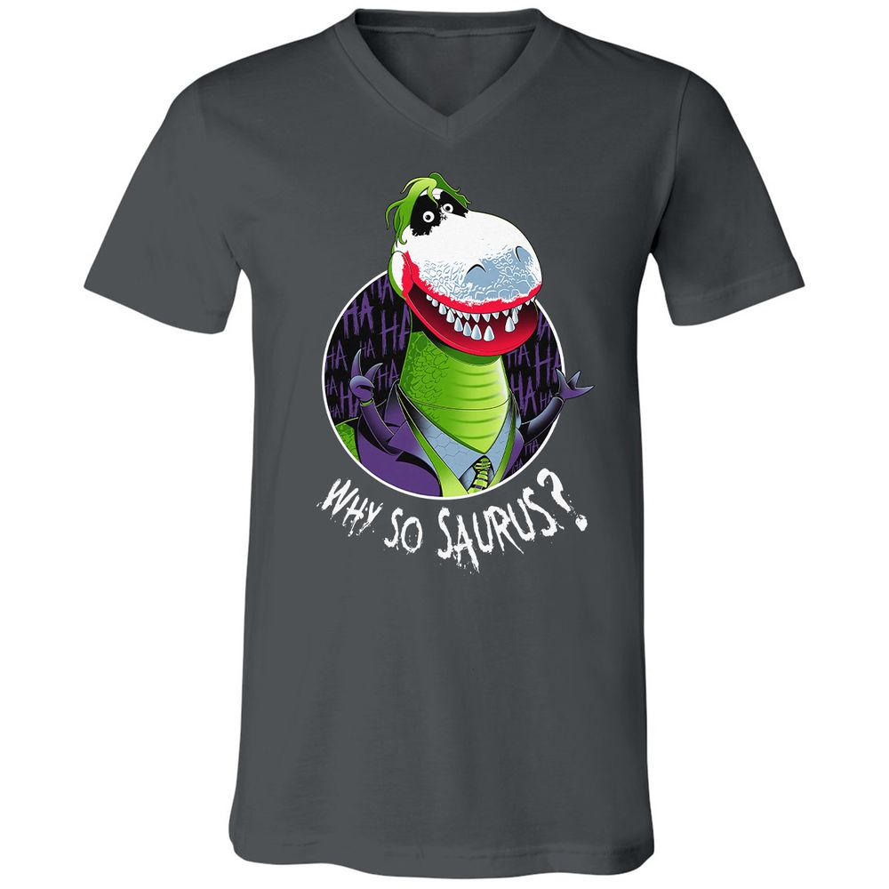 Unisex V-Neck T-Shirt - K9W2TSJ5 - Asphalt - 12