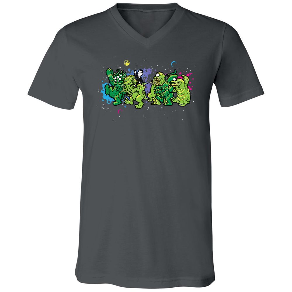 Unisex V-Neck T-Shirt - MMXC952W - Asphalt - 12
