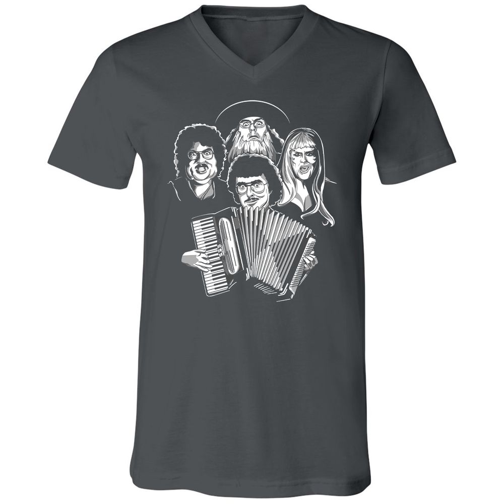 Unisex V-Neck T-Shirt - 38D1T2CC - Asphalt - 12