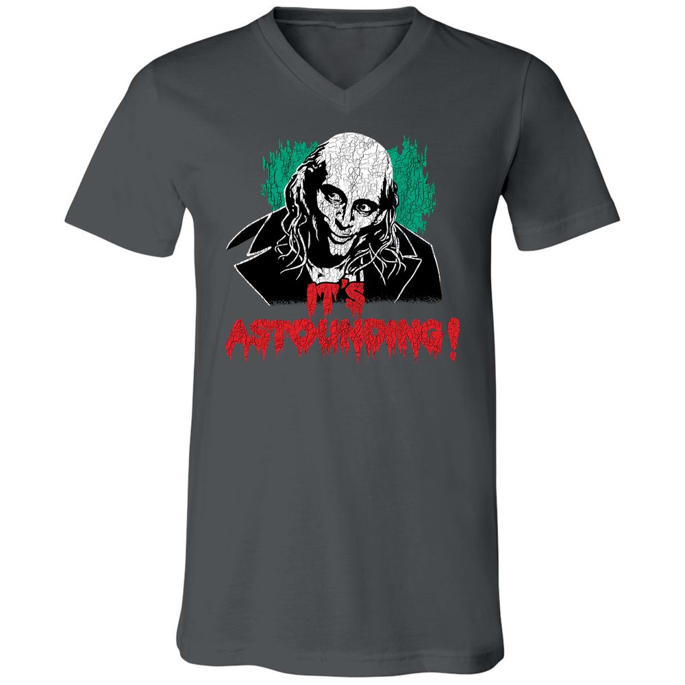 Unisex V-Neck T-Shirt - SNXLYNTX - Asphalt - 12