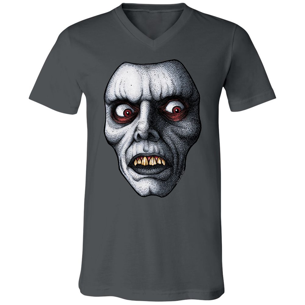 Unisex V-Neck T-Shirt - NY6AKWYW - Asphalt - 12