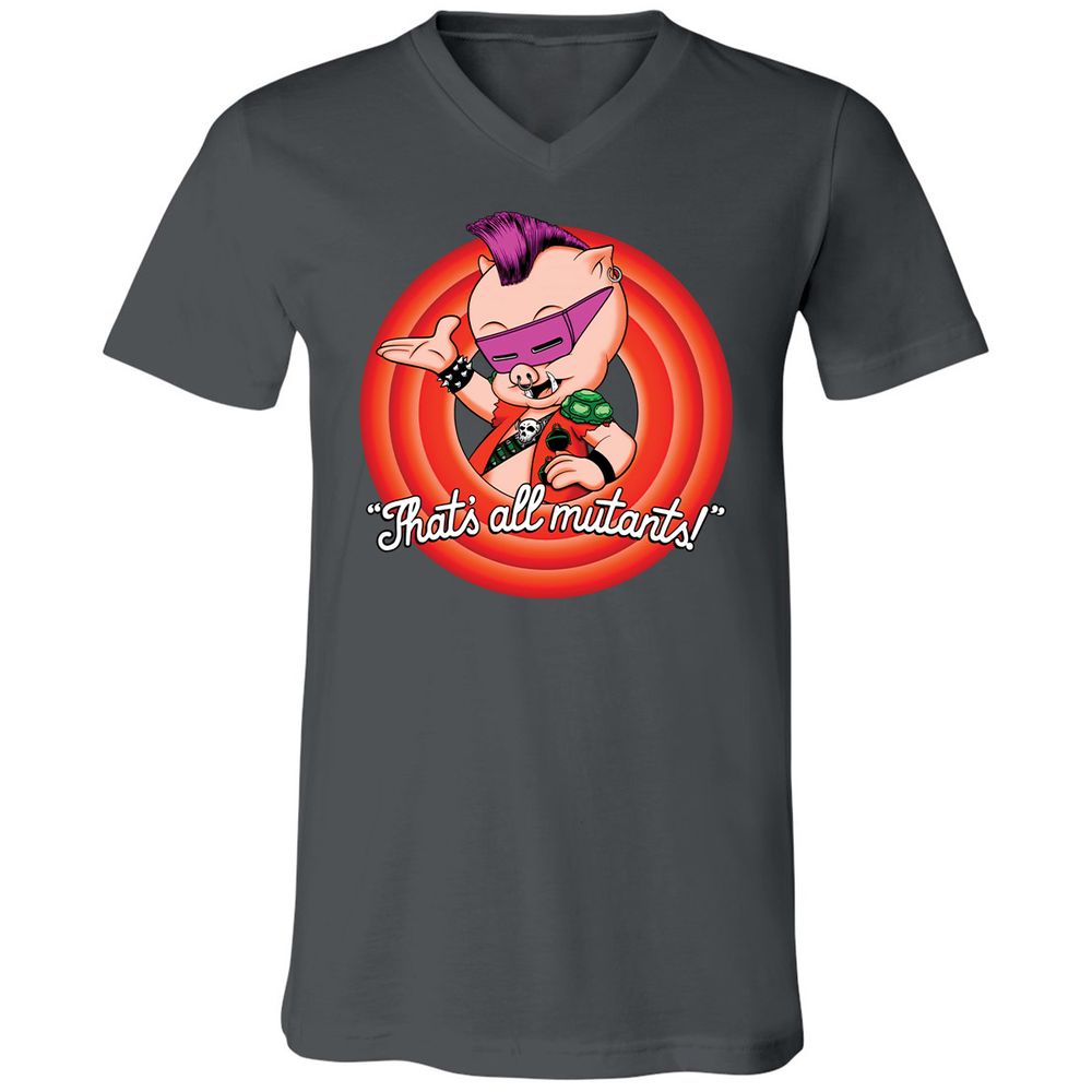 Unisex V-Neck T-Shirt - MN26XPCS - Asphalt - 12