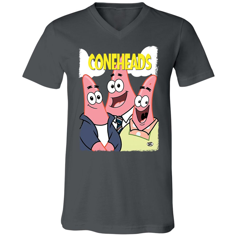 Unisex V-Neck T-Shirt - 9VHB1SBE - Asphalt - 12