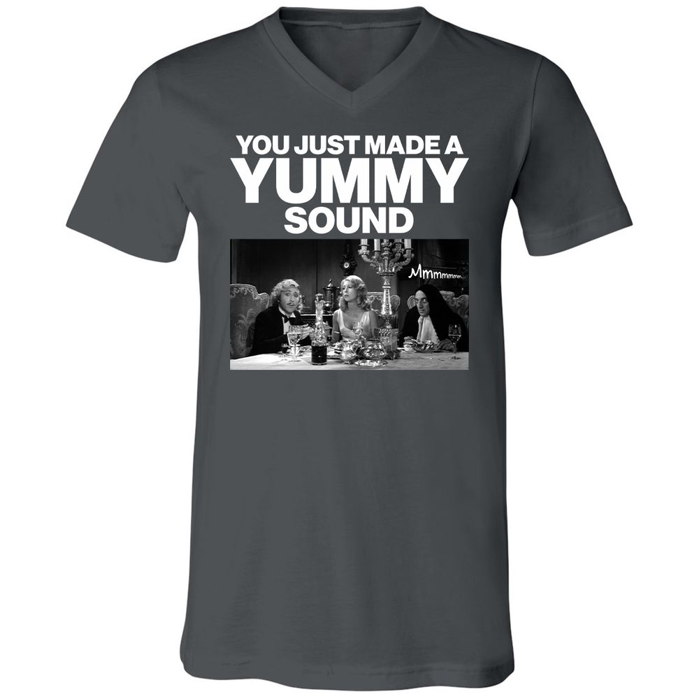 Unisex V-Neck T-Shirt - KBRFFSBV - Asphalt - 12
