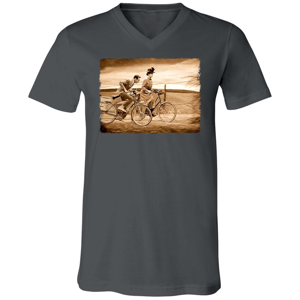 Unisex V-Neck T-Shirt - CMG53KM6 - Asphalt - 12