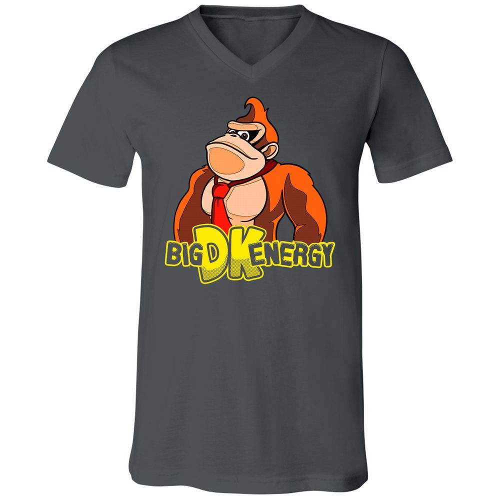 Unisex V-Neck T-Shirt - 951BG873 - Asphalt - 12