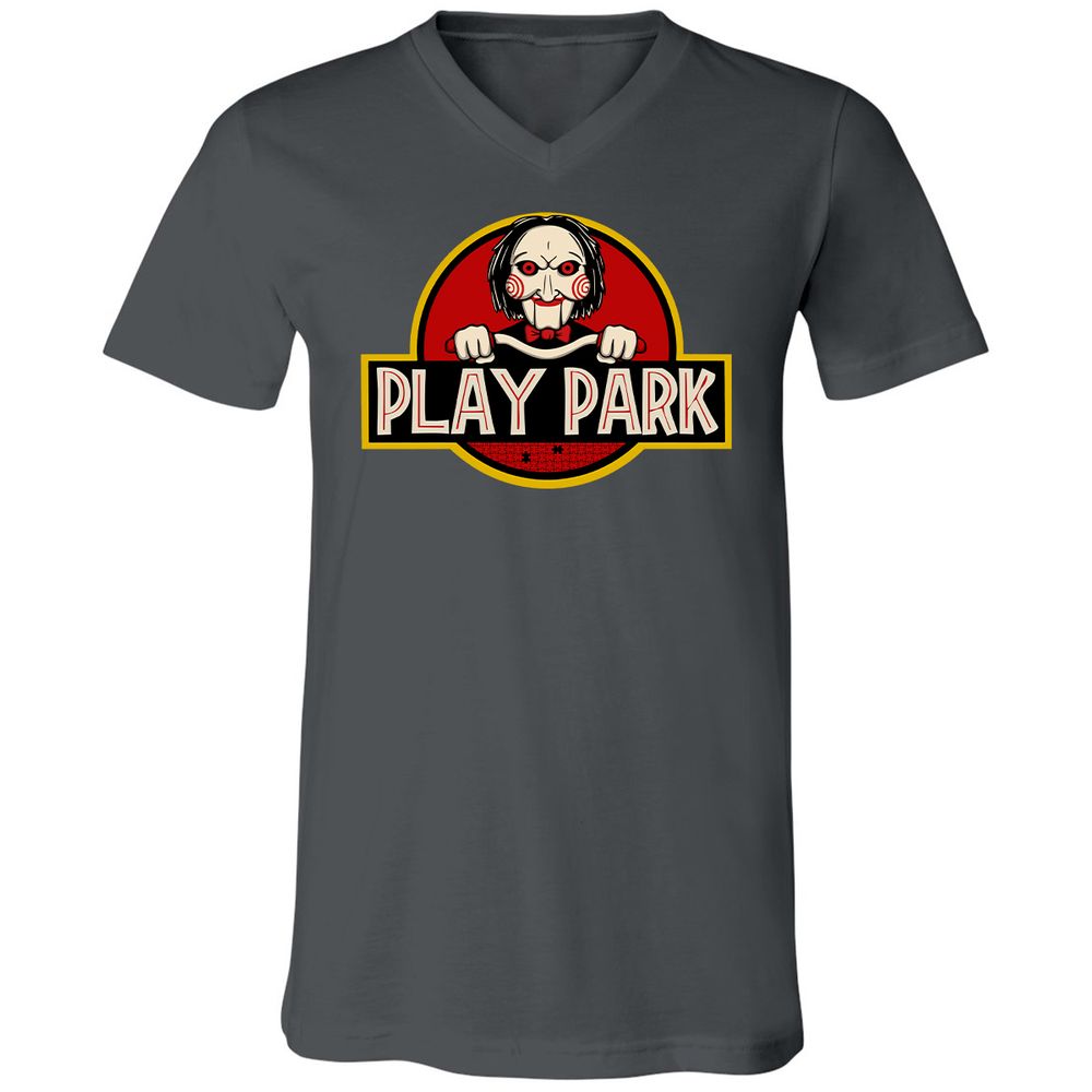 Unisex V-Neck T-Shirt - FEU412DD - Asphalt - 12