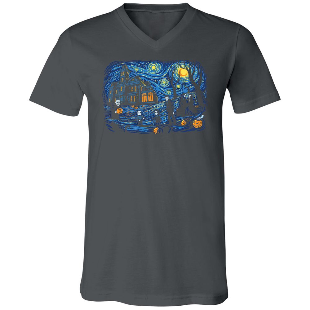 Unisex V-Neck T-Shirt - EK54WMC1 - Asphalt - 12