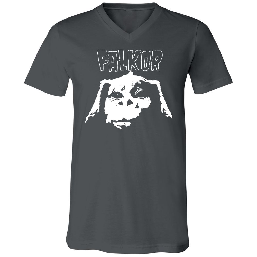 Unisex V-Neck T-Shirt - K616N8QG - Asphalt - 12
