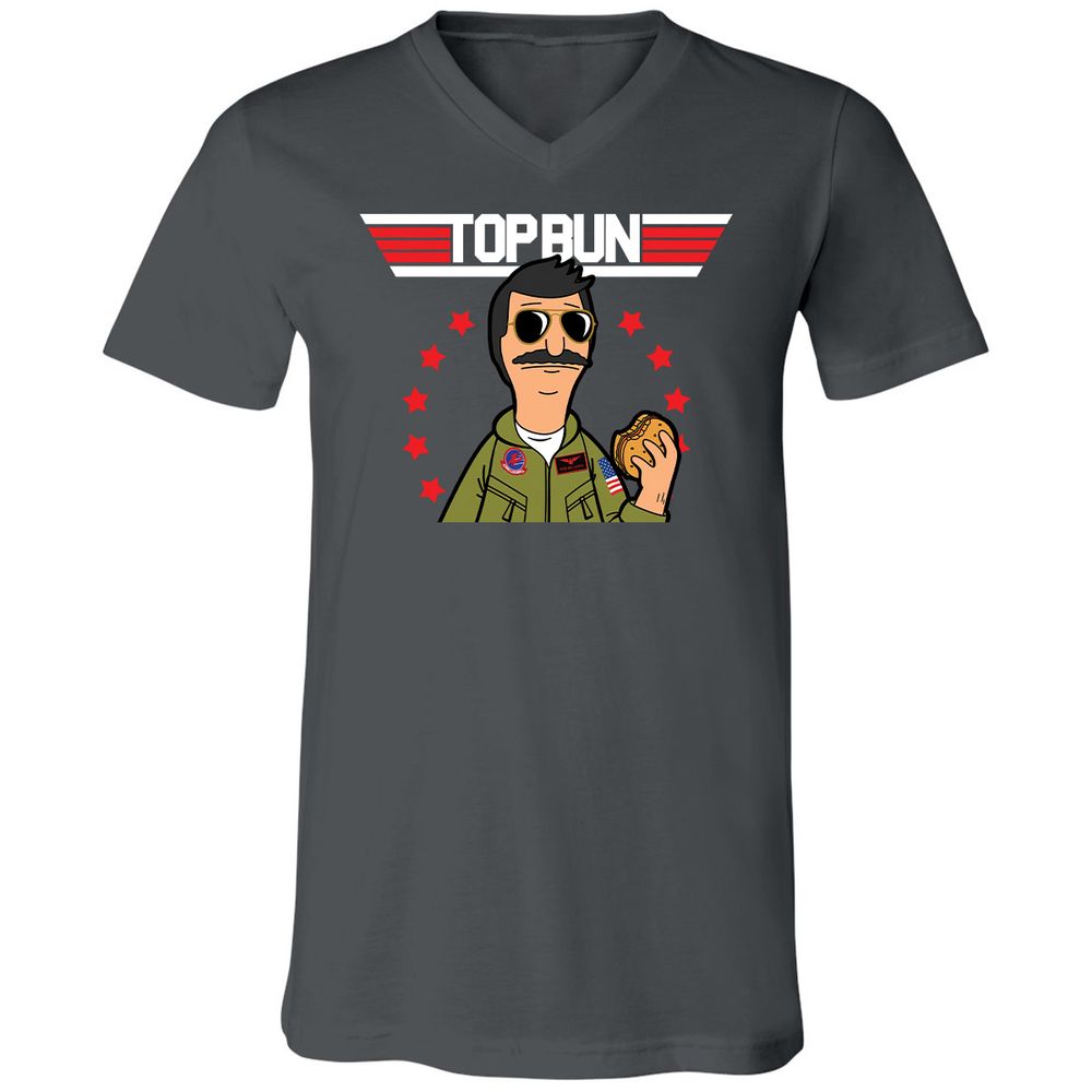 Unisex V-Neck T-Shirt - TTMWXTPD - Asphalt - 12