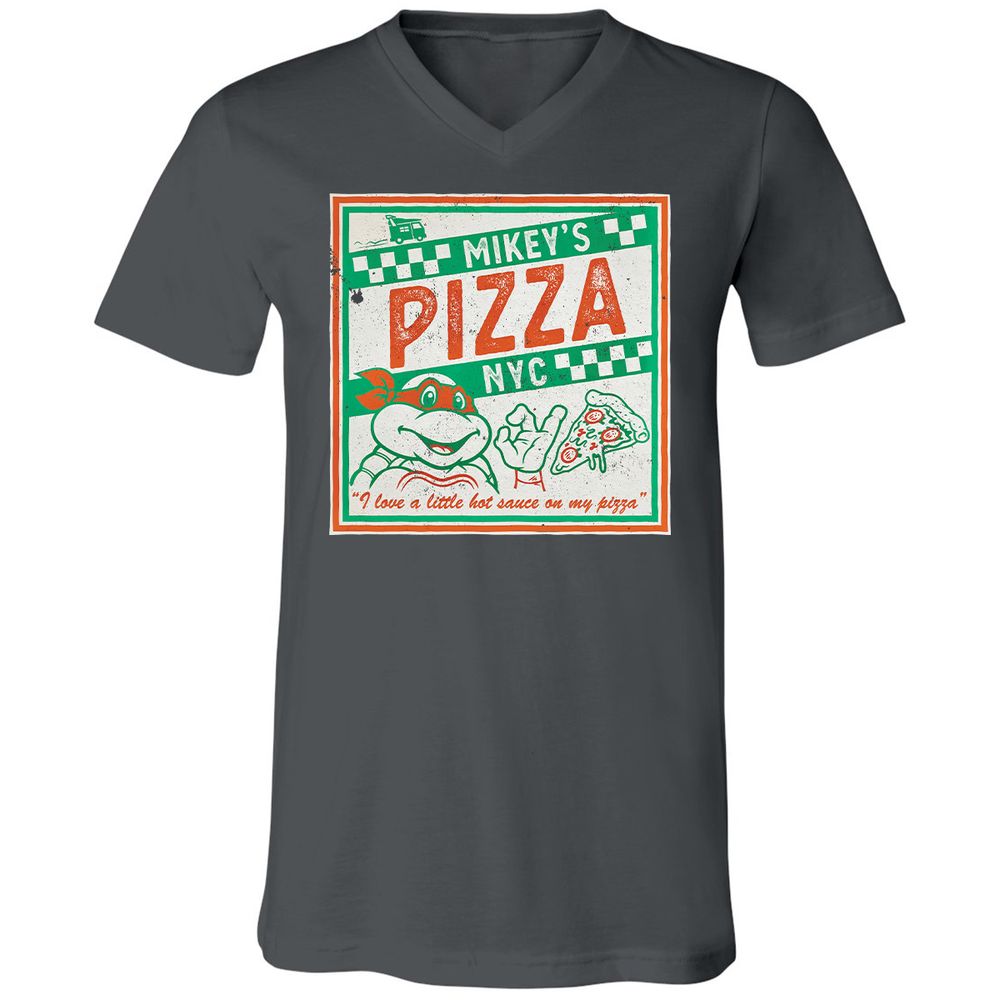 Unisex V-Neck T-Shirt - 7X3V38A6 - Asphalt - 12