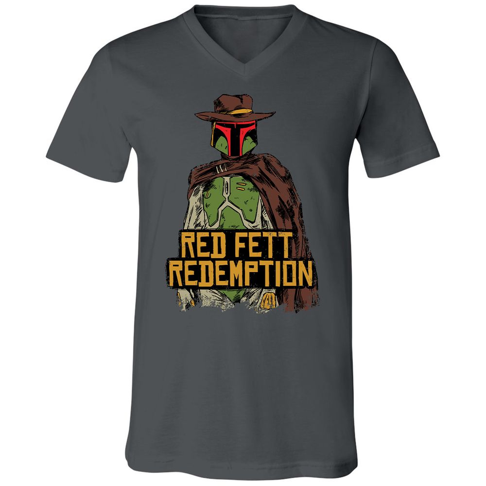 Unisex V-Neck T-Shirt - RLMBLBT8 - Asphalt - 12