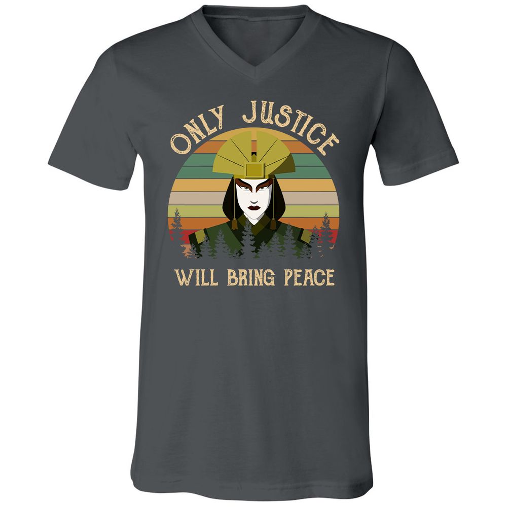 Unisex V-Neck T-Shirt - WK3SZT3T - Asphalt - 12