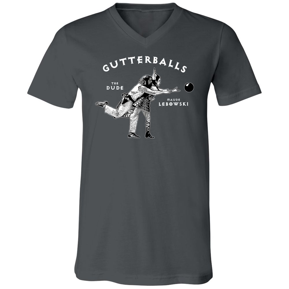 Unisex V-Neck T-Shirt - 9G7K5227 - Asphalt - 12