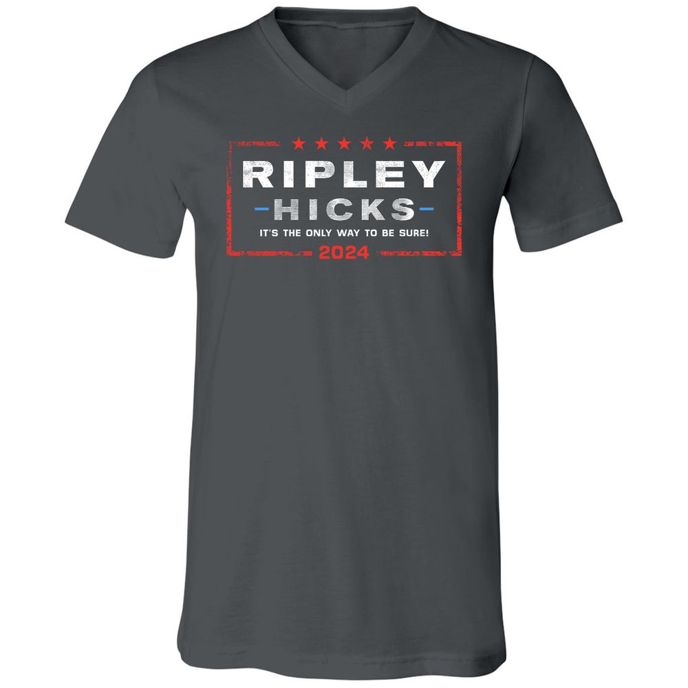 Unisex V-Neck T-Shirt - UP4Y1Q63 - Asphalt - 12